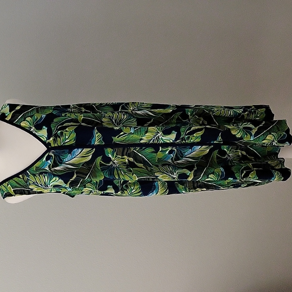 TOMMY BAHAMA Size L Tropical Print Dress